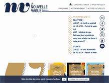 Tablet Screenshot of lanouvellevague.org